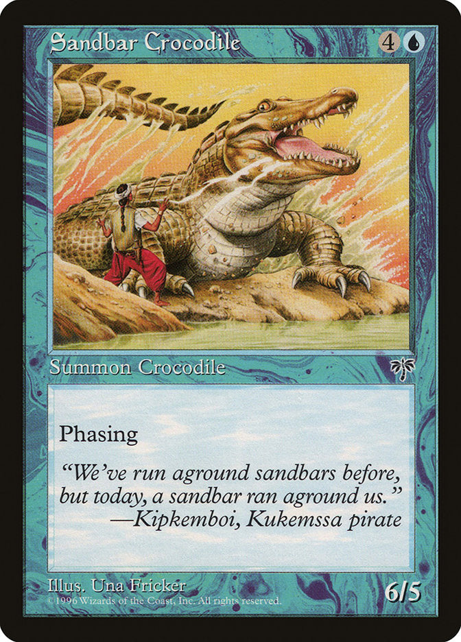 Sandbar Crocodile [Mirage] | Card Citadel