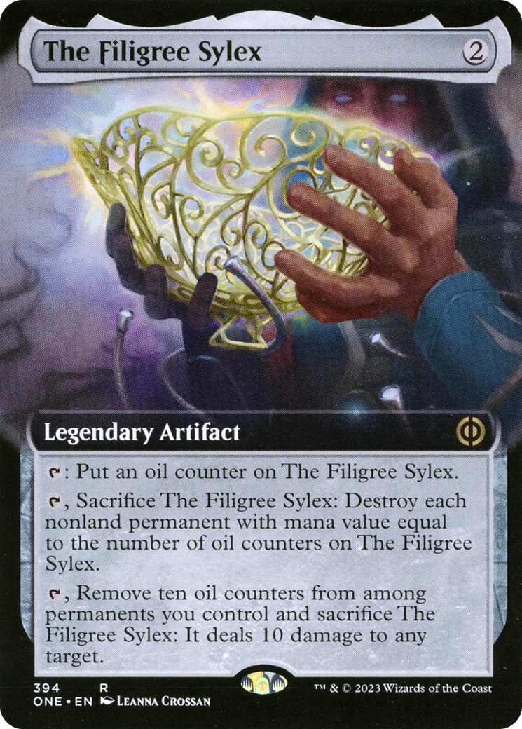 The Filigree Sylex (Extended Art) [Phyrexia: All Will Be One] | Card Citadel