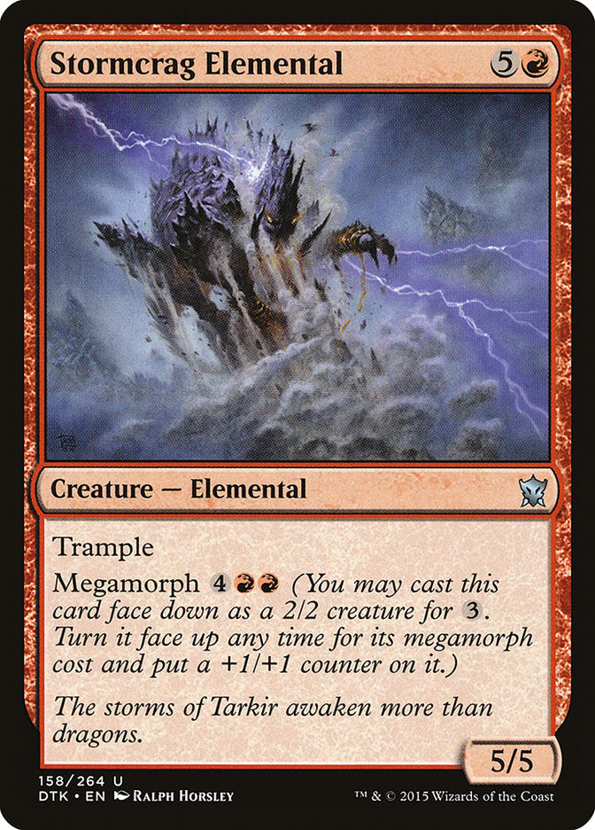 Stormcrag Elemental [Dragons of Tarkir] | Card Citadel