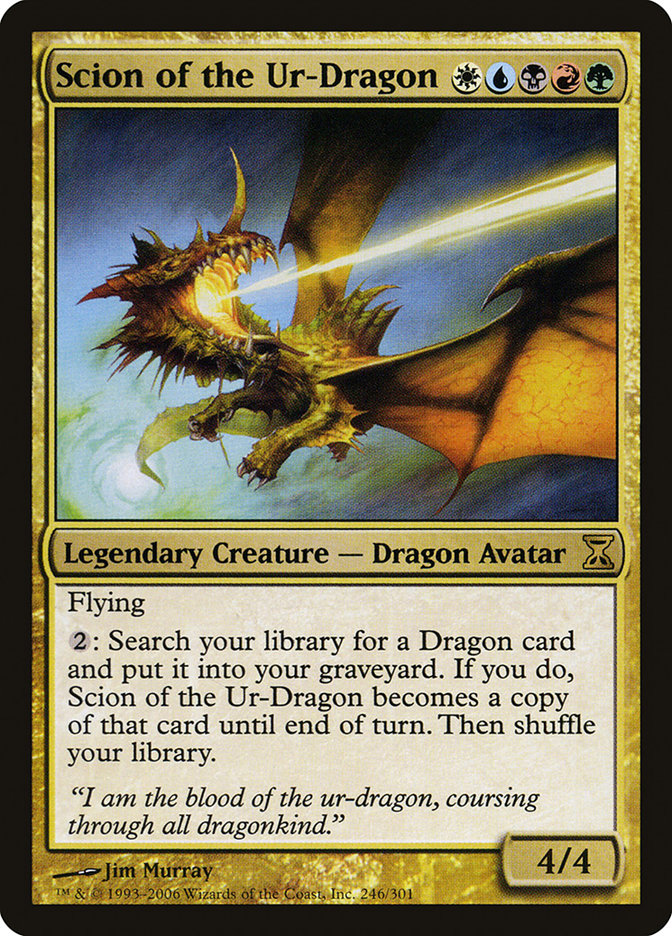 Scion of the Ur-Dragon [Time Spiral] | Card Citadel