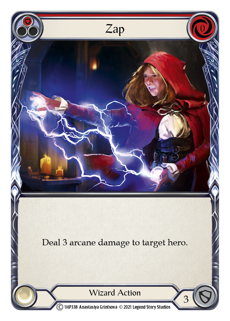 Zap (Red) [1HP338] | Card Citadel