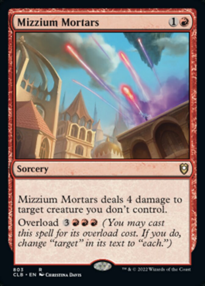 Mizzium Mortars [Commander Legends: Battle for Baldur's Gate] | Card Citadel