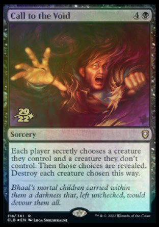 Call to the Void [Commander Legends: Battle for Baldur's Gate Prerelease Promos] | Card Citadel