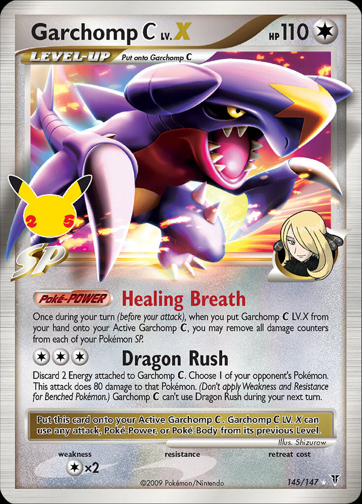 Garchomp C LV.X (145/147) [Celebrations: 25th Anniversary - Classic Collection] | Card Citadel