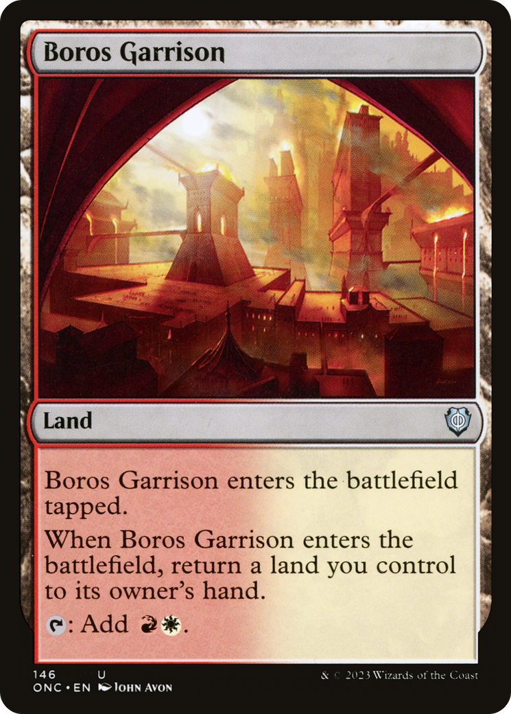 Boros Garrison [Phyrexia: All Will Be One Commander] | Card Citadel