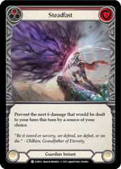 Steadfast (Red) [EVR033] (Everfest)  1st Edition Rainbow Foil | Card Citadel