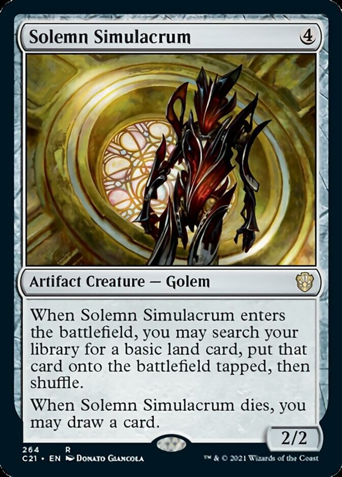 Solemn Simulacrum [Commander 2021] | Card Citadel