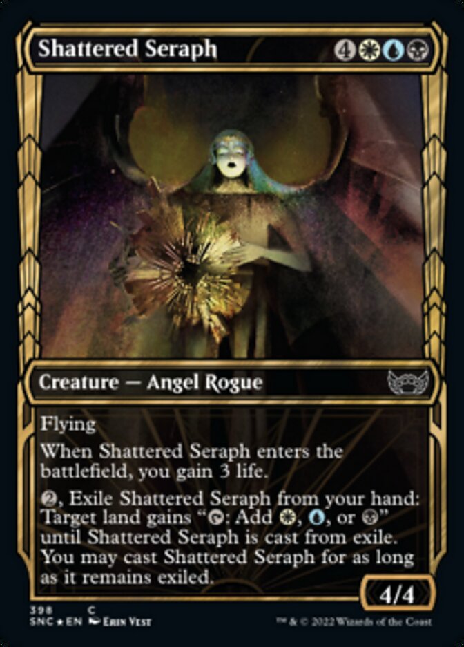Shattered Seraph (Showcase Golden Age Gilded Foil) [Streets of New Capenna] | Card Citadel
