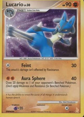 Lucario (3/11) [Diamond & Pearl: Trainer Kit - Lucario] | Card Citadel