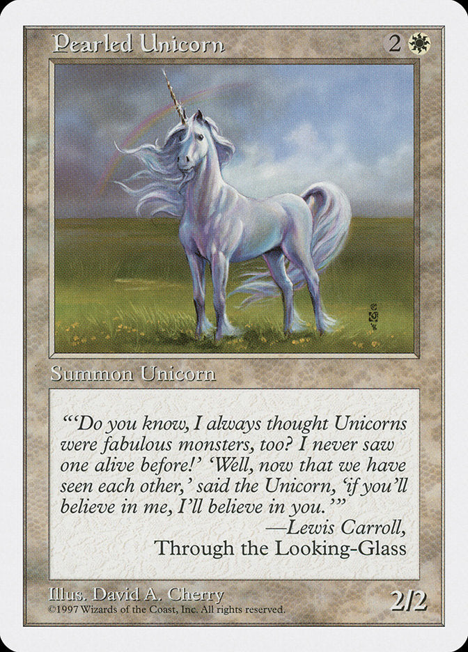 Pearled Unicorn [Fifth Edition] | Card Citadel
