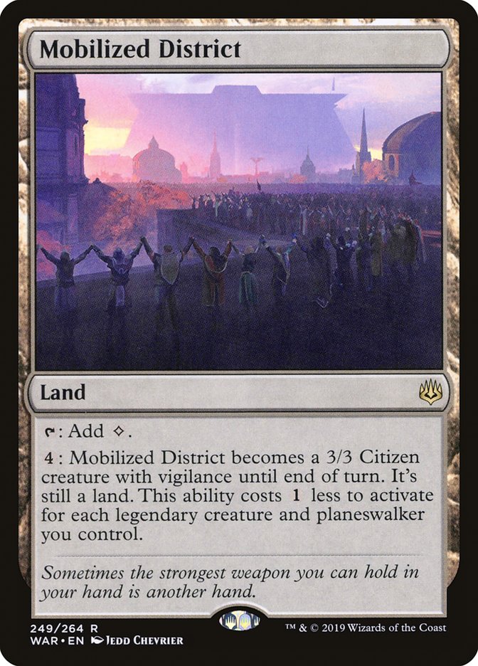 Mobilized District [War of the Spark] | Card Citadel