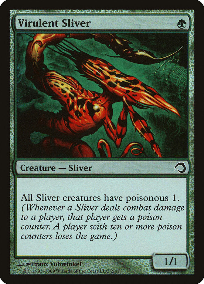 Virulent Sliver [Premium Deck Series: Slivers] | Card Citadel