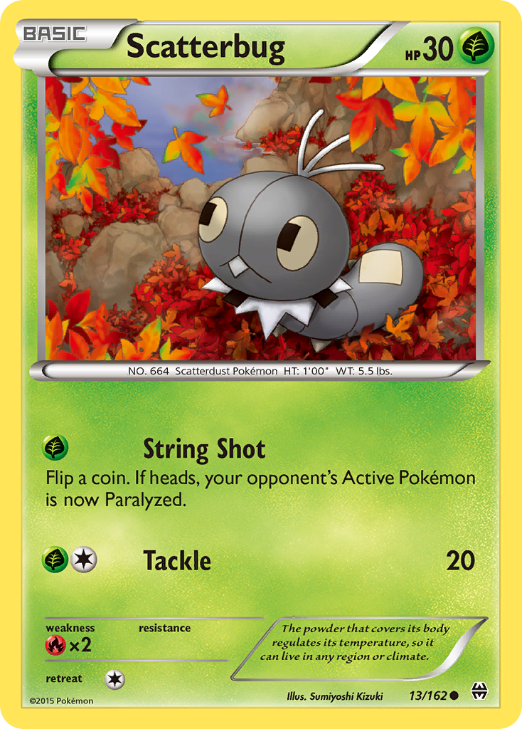 Scatterbug (13/162) [XY: BREAKthrough] | Card Citadel