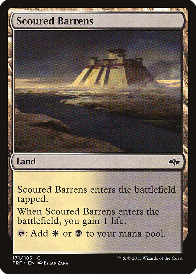 Scoured Barrens [Fate Reforged] | Card Citadel