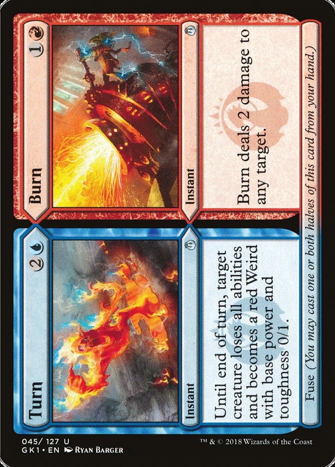 Turn // Burn [GRN Guild Kit] | Card Citadel