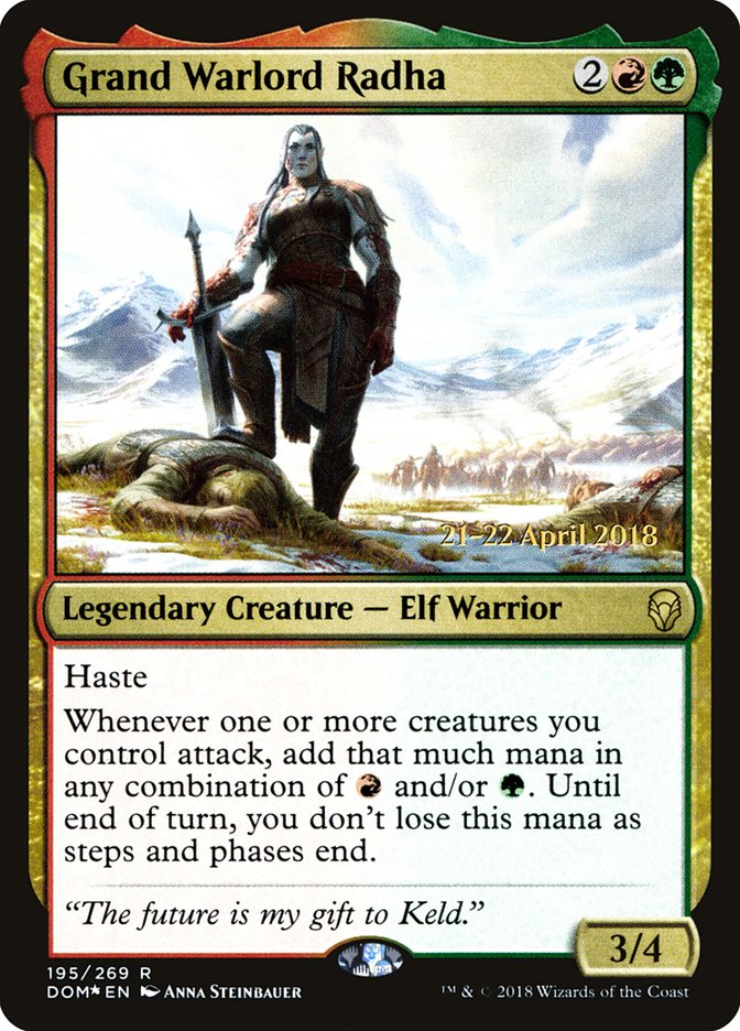 Grand Warlord Radha [Dominaria Promos] | Card Citadel