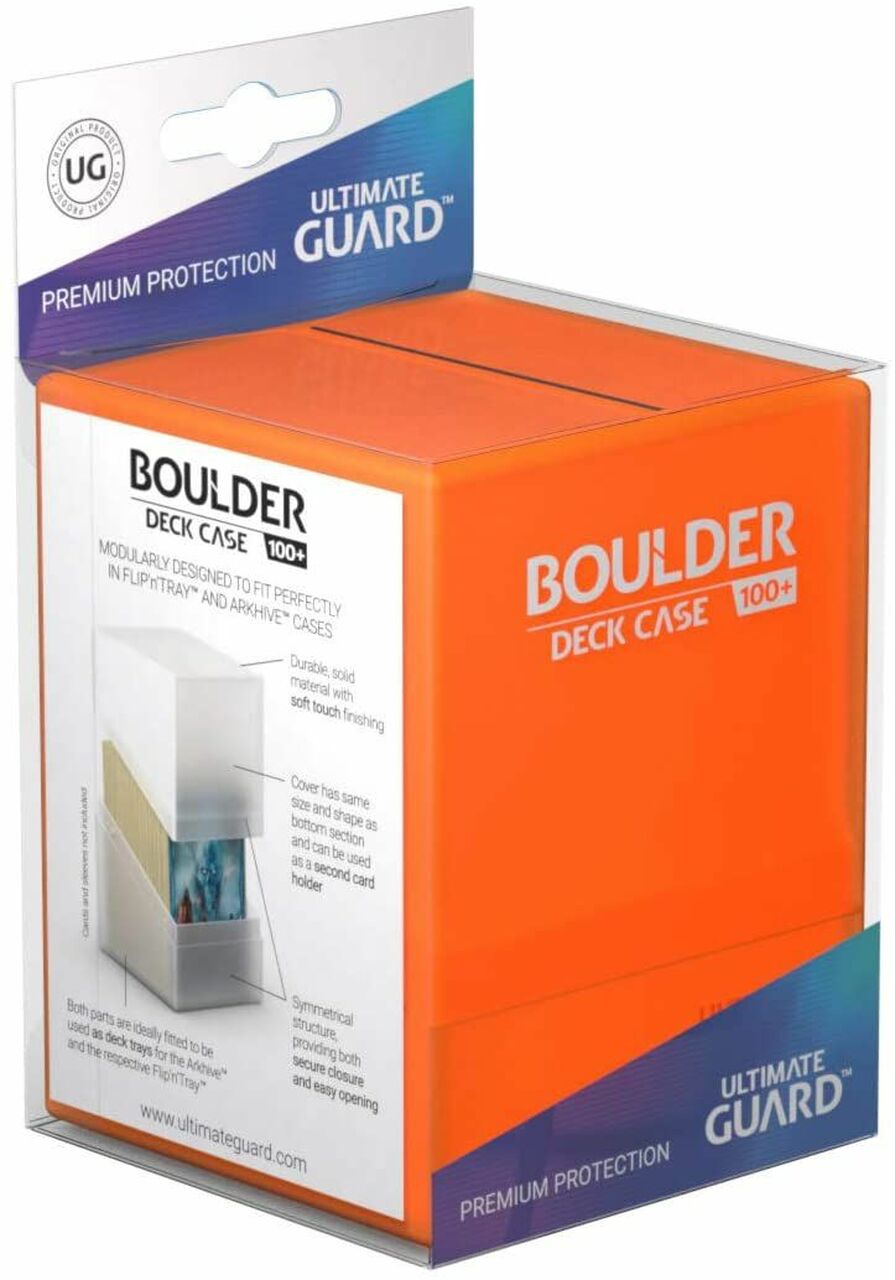 Ultimate Guard Boulder deck case 100+ (Poppy Topaz) | Card Citadel